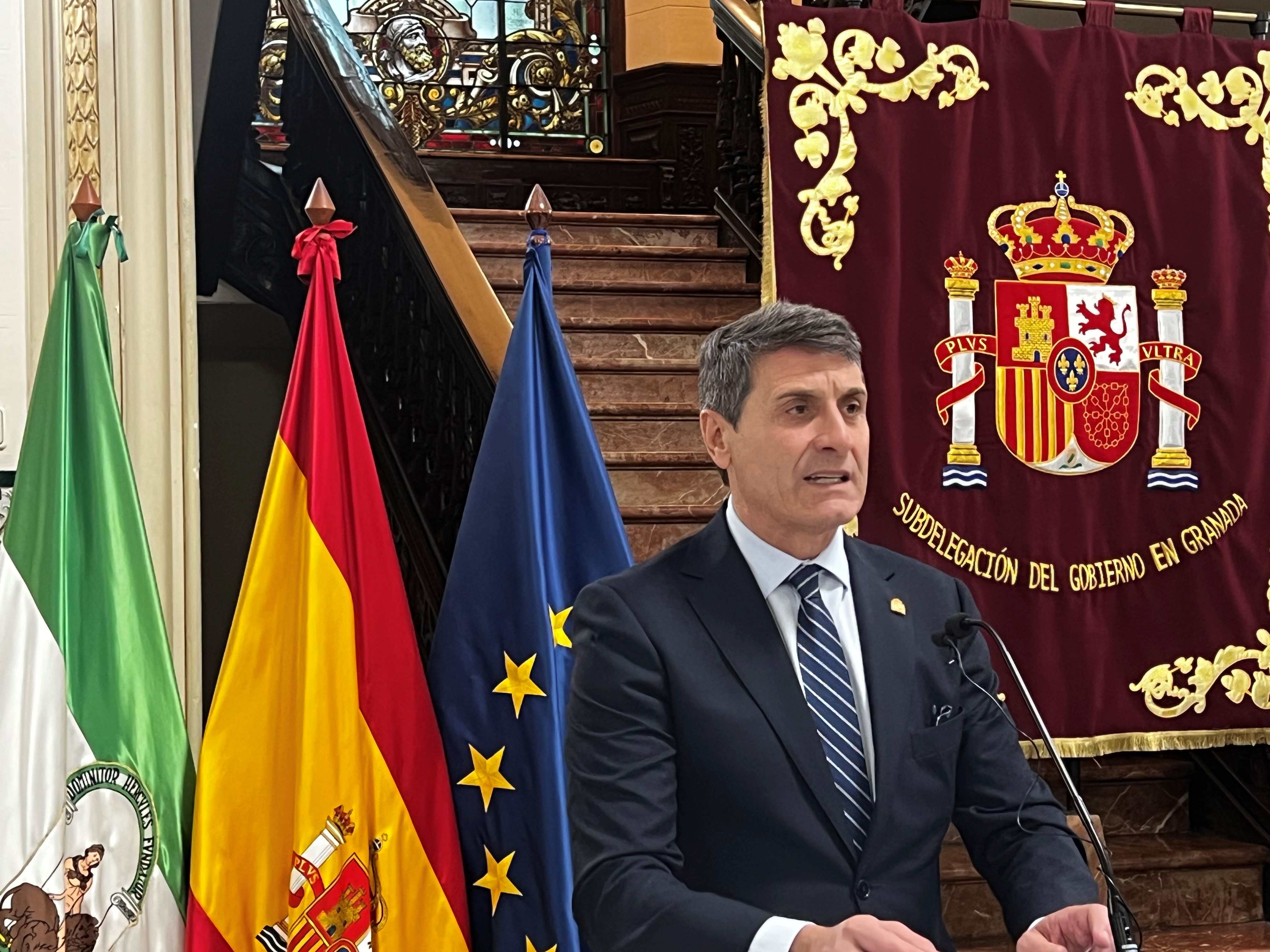 Intervención del delegado del Gobierno en Andalucía, Pedro Fernández