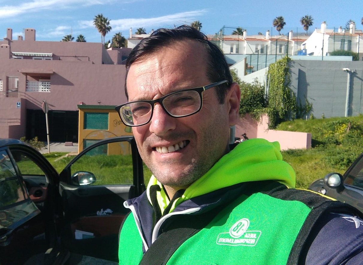 Iván Ortega, vendedor de la ONCE en Algeciras