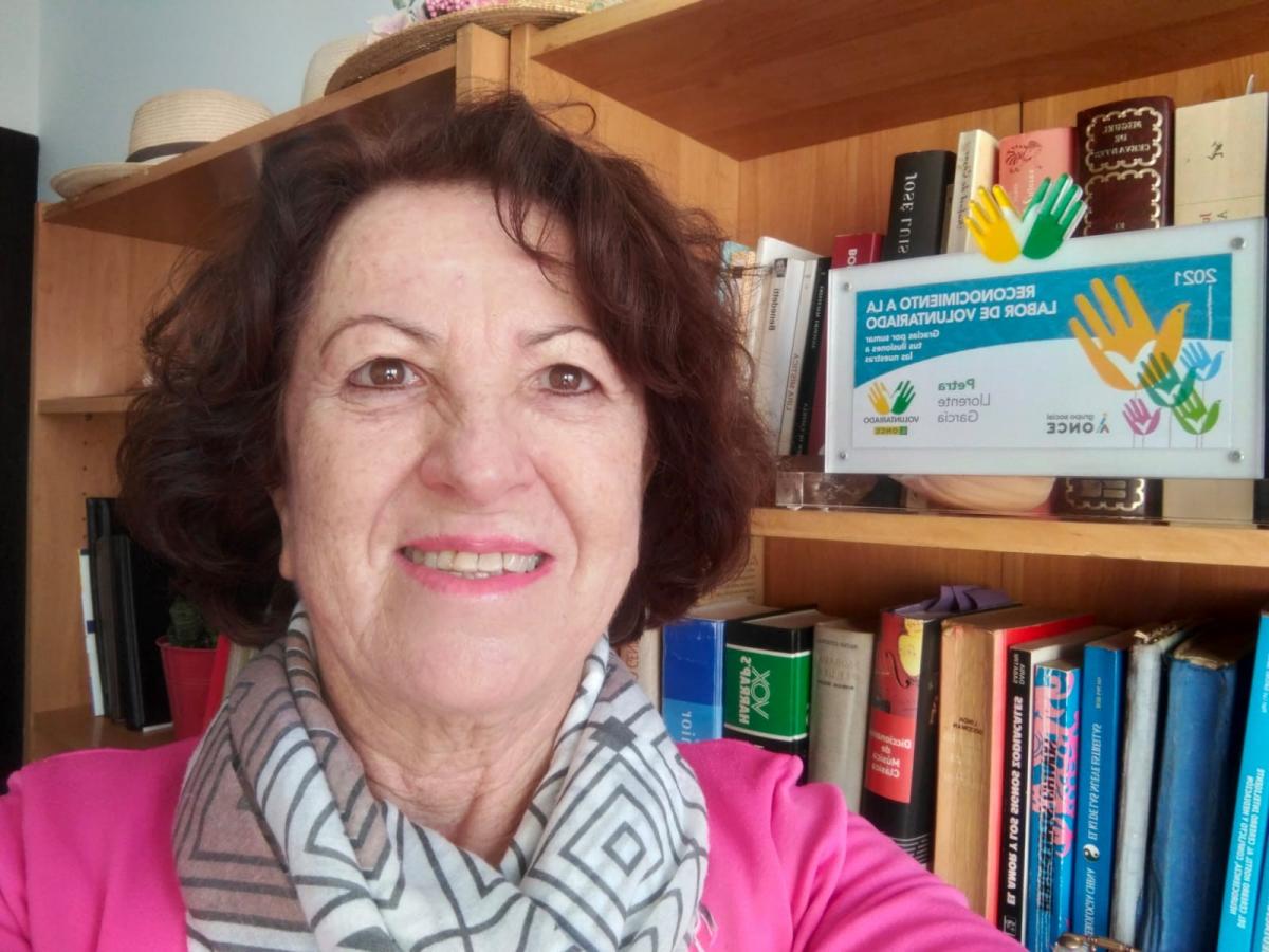 Petra Llorente, Voluntaria del Año en Málaga