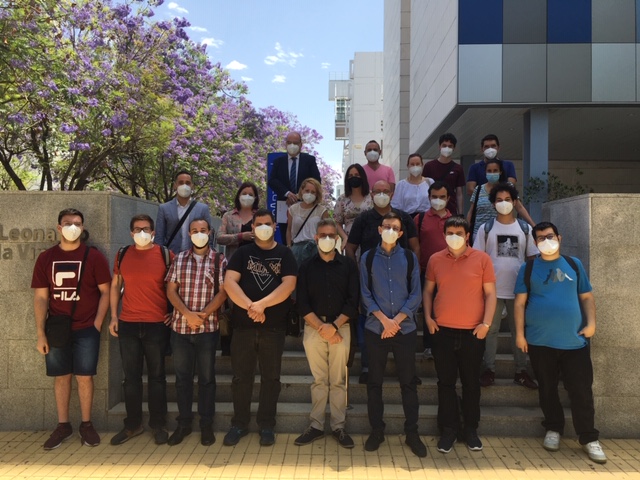 Alumnos del curso de Programación en el Parque Científico y Tecnológico de Cartuja en Sevilla