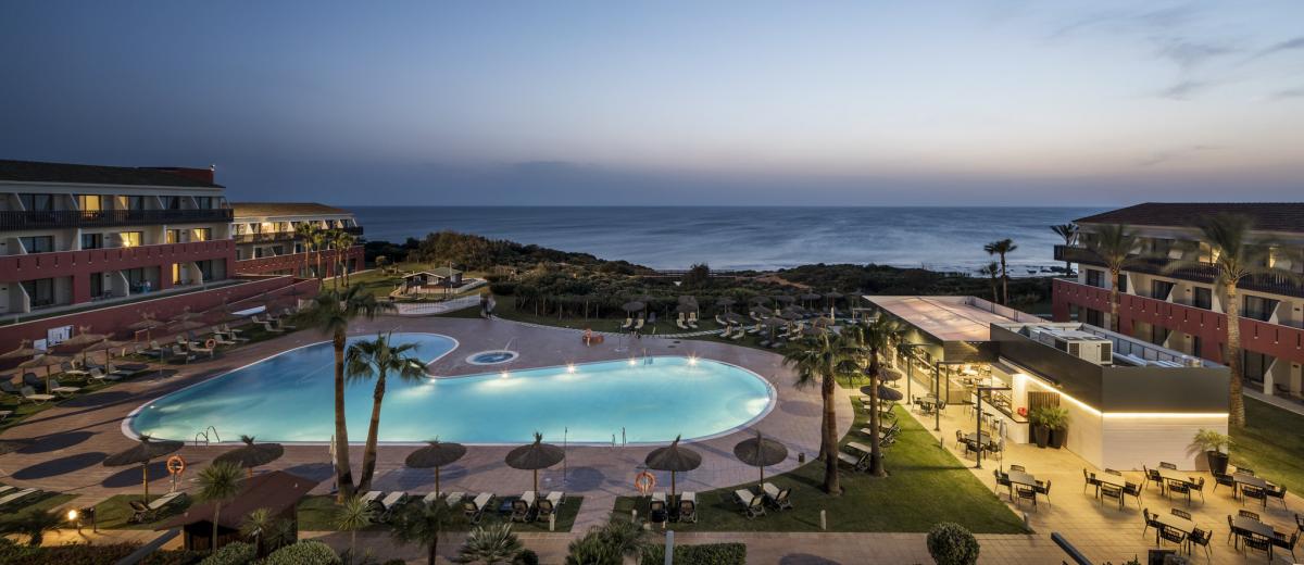 Las vistas que ofrece el hotel Ilunion Calas de Conil en Cádiz son espectaculares