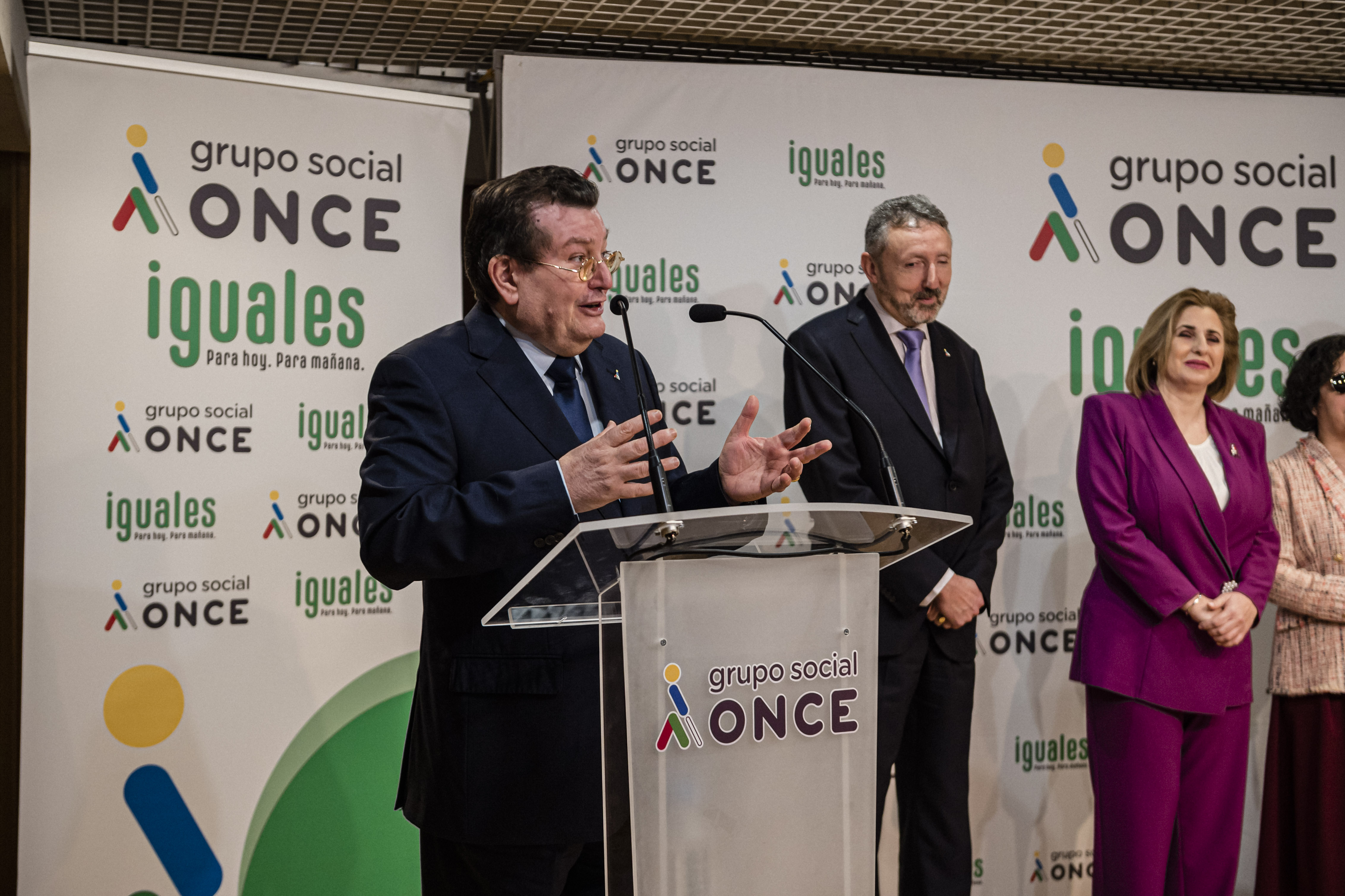 El director general de la ONCE, Ángel Sánchez, expresó subrayó el potencial de Andalucía dentro del Grupo Social ONCE