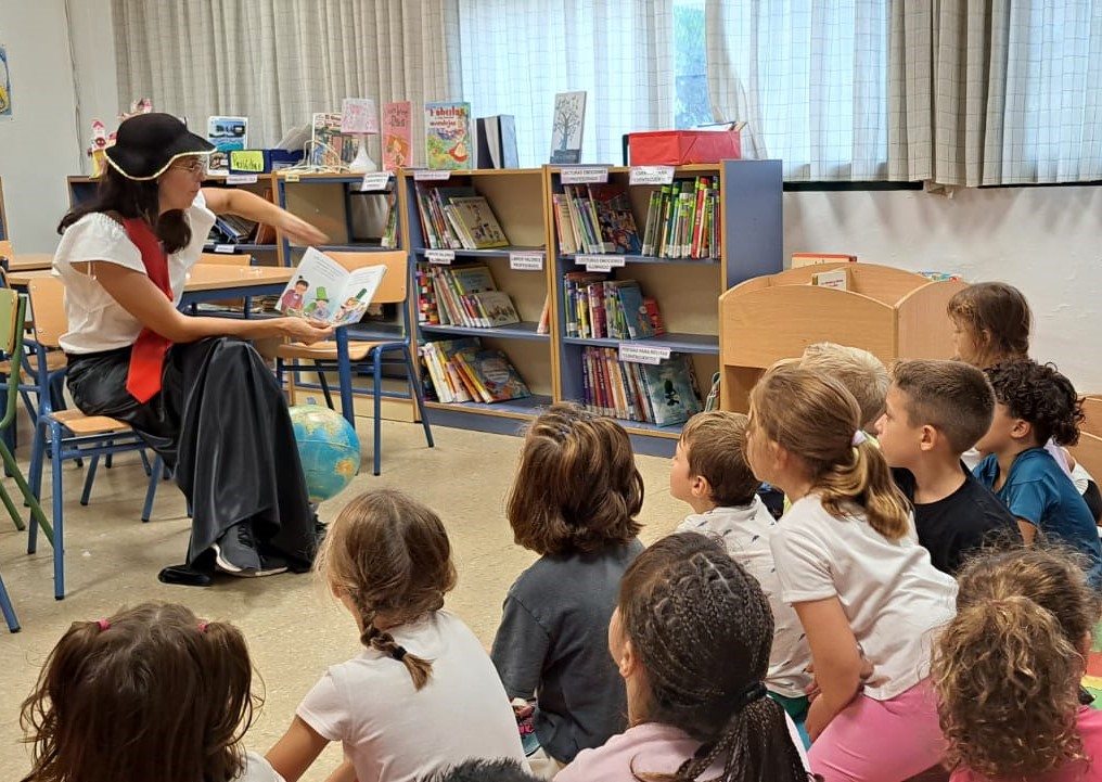 Lectura de cuento en el aula