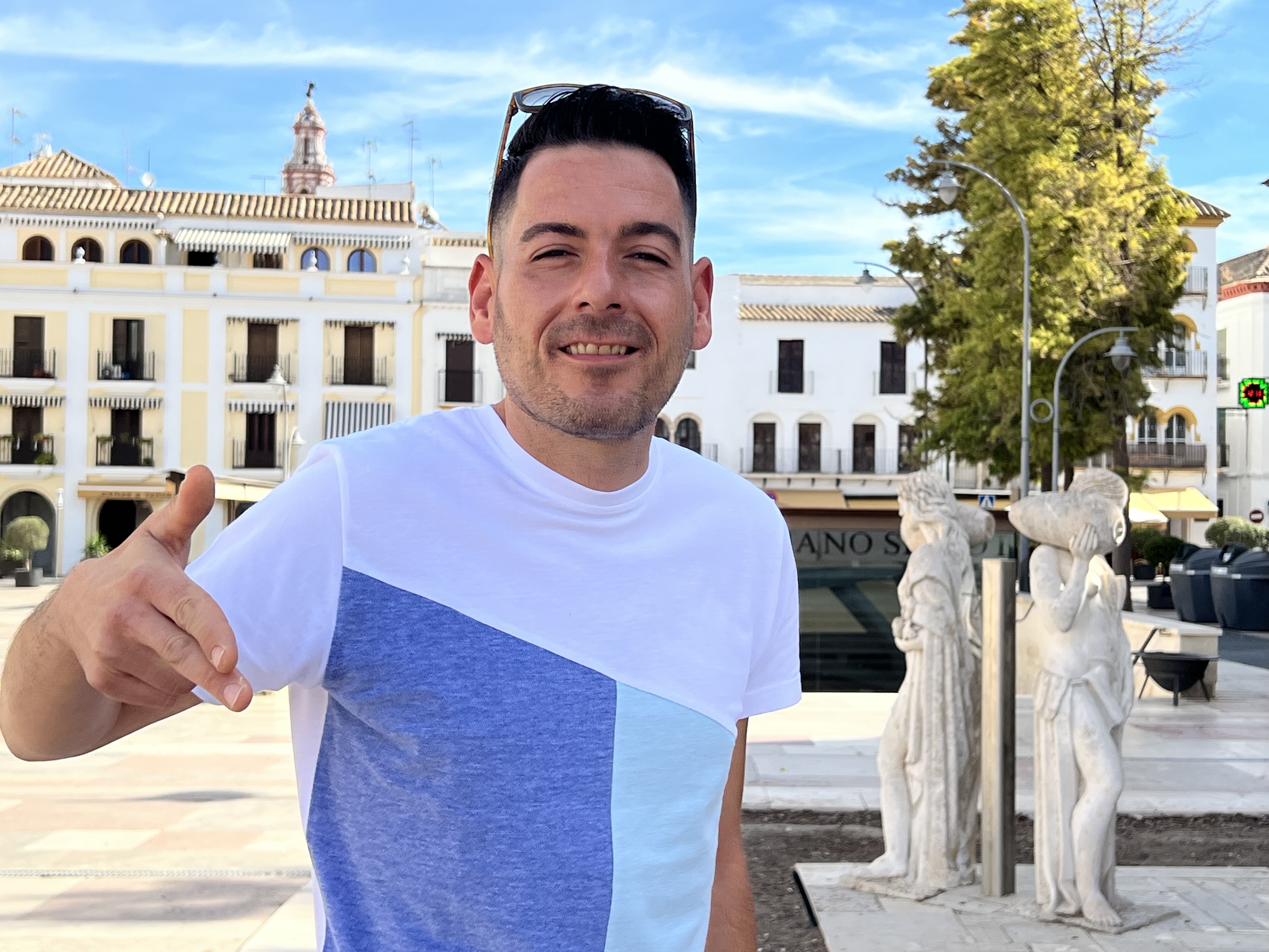 Araque en la Plaza del Salón en Écija