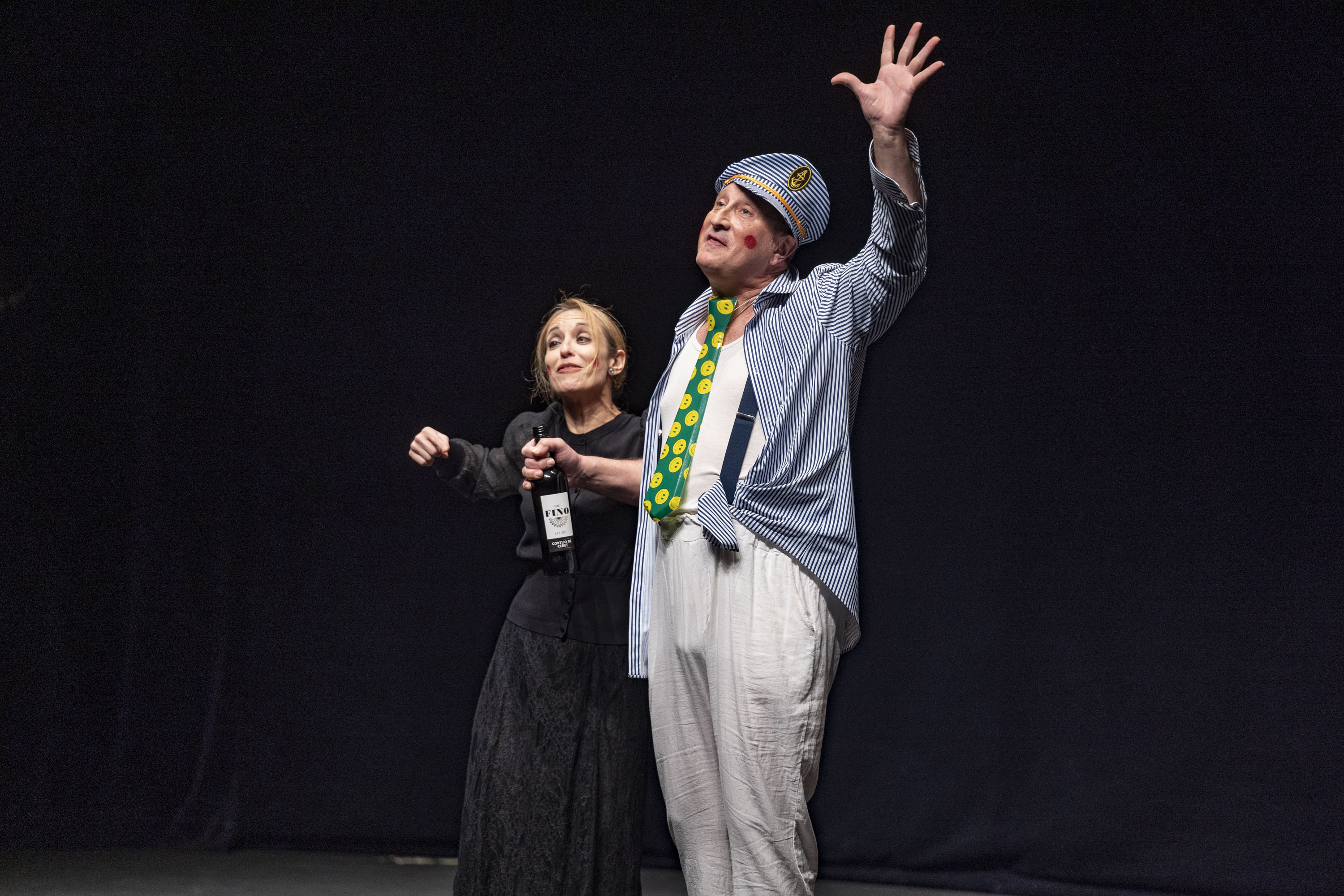 Don Carnal y Doña Cuaresma en otro momento de su interpretación