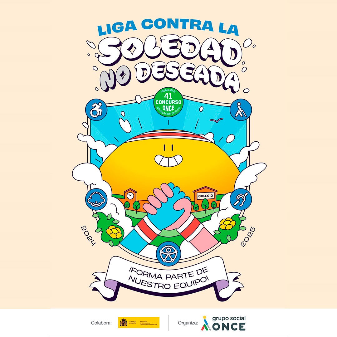 Cartel oficial de la 41 edición del Concurso Escolar de la ONCE