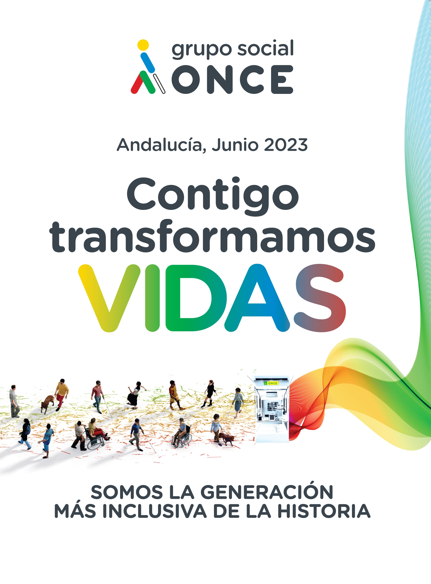 Cartel de la Semana del Grupo Social ONCE en Andalucía