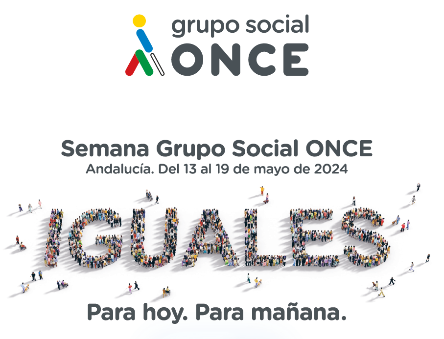 Cartel de la Semana del Grupo Social ONCE en Andalucía 2024