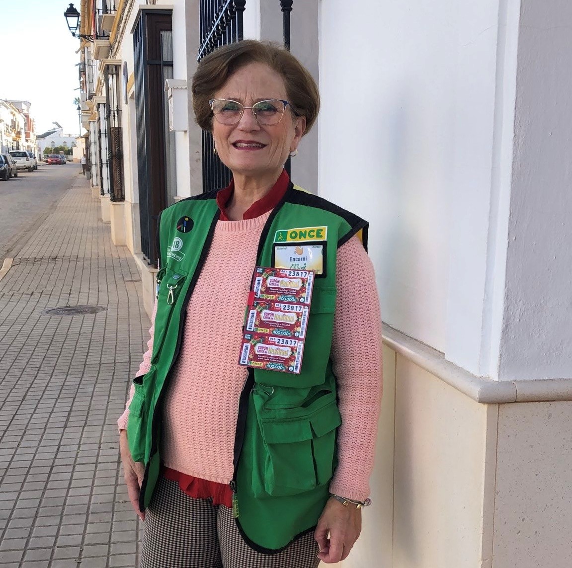 Encarna Maldonado, de La Puebla de Cazalla, Vendedora del Año en la Delegación Territorial