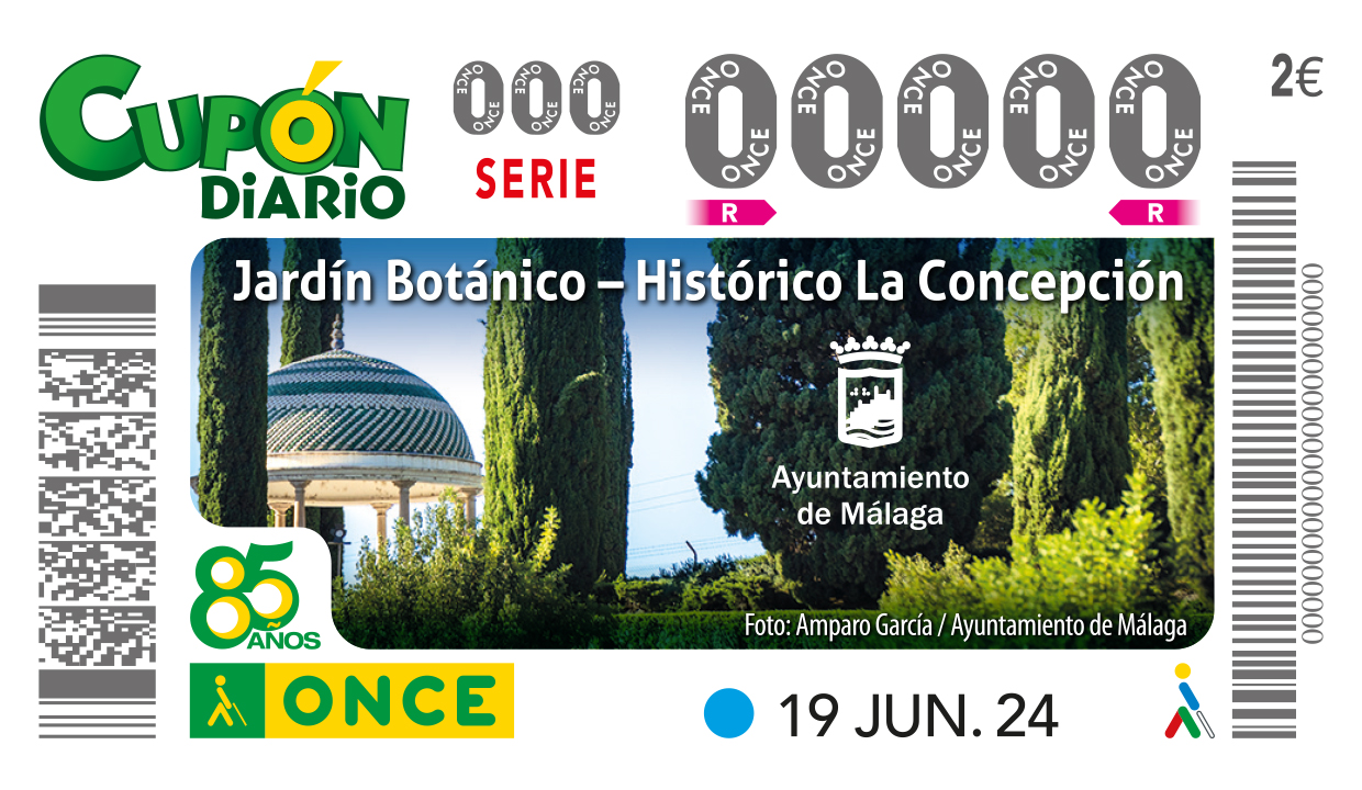 Sorteo del 19 de junio, dedicado al Jardín Botánica de Málaga