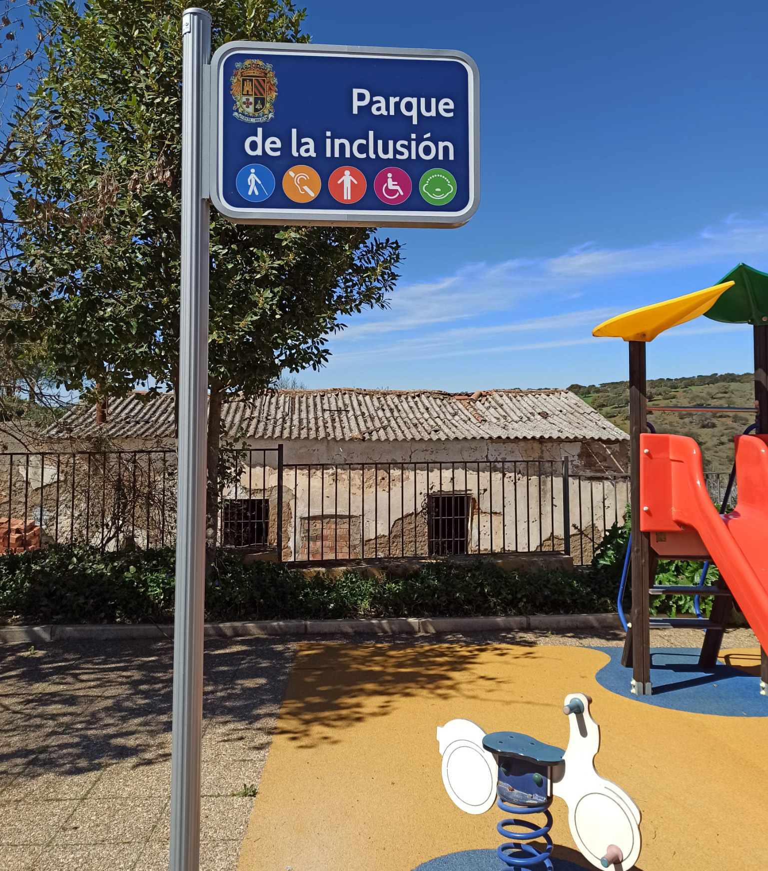 Imagen del nuevo Parque de la Inclusión de Fuente Obejuna