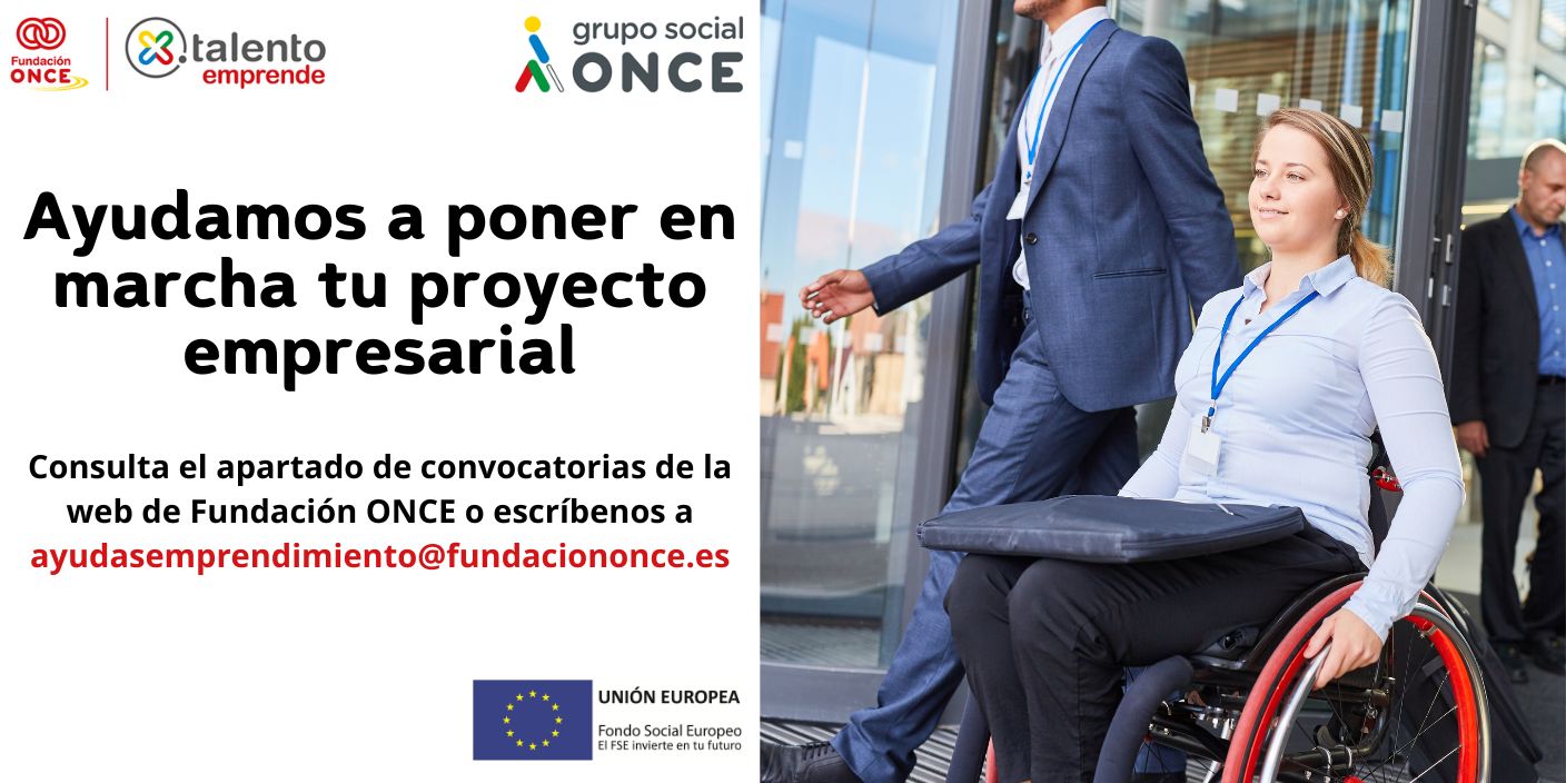 Cartel oficial del programa de Fundación ONCE