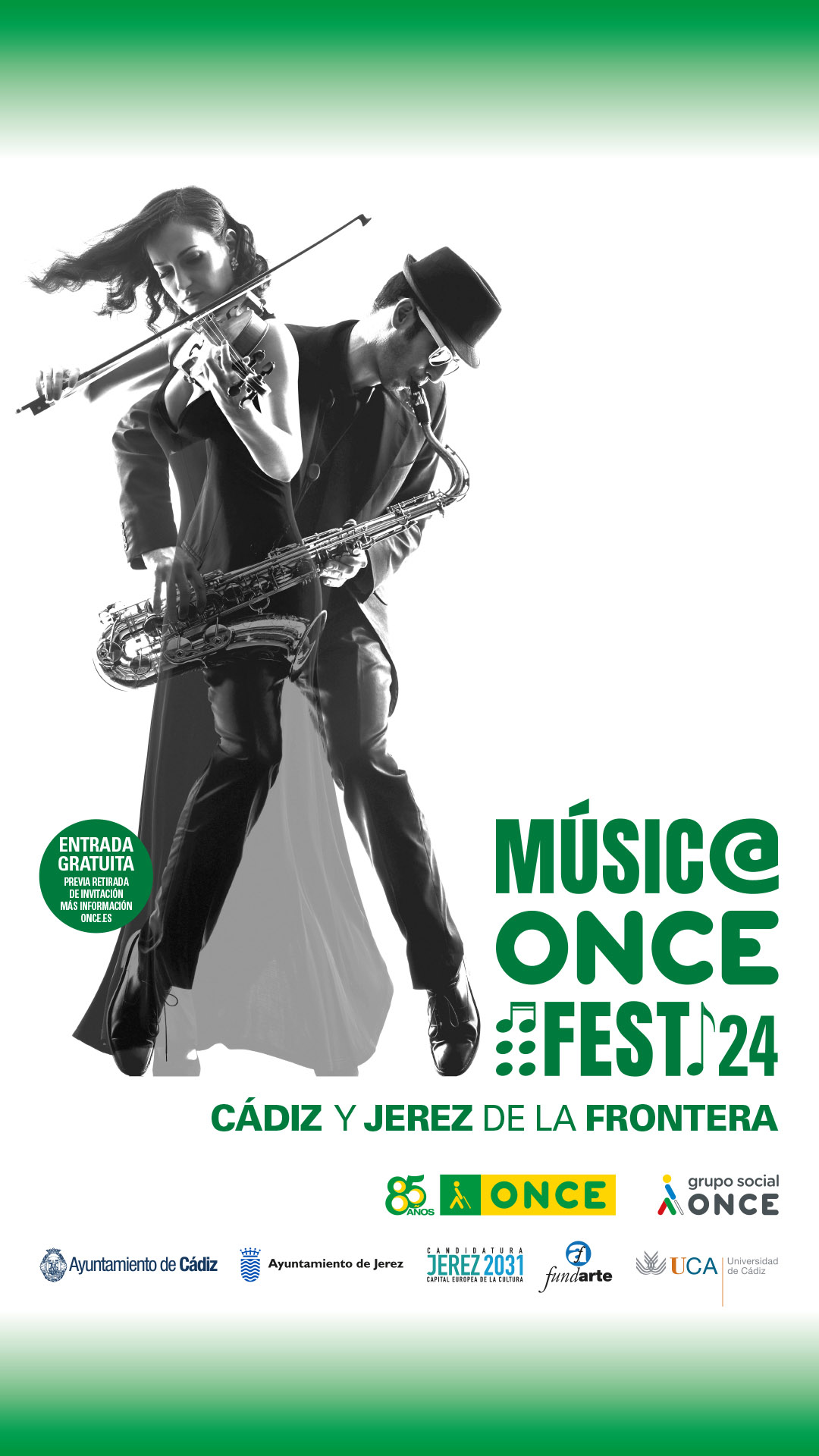 Cartel del Music@ONCE Fest 2024 (Abrir en nueva ventana)