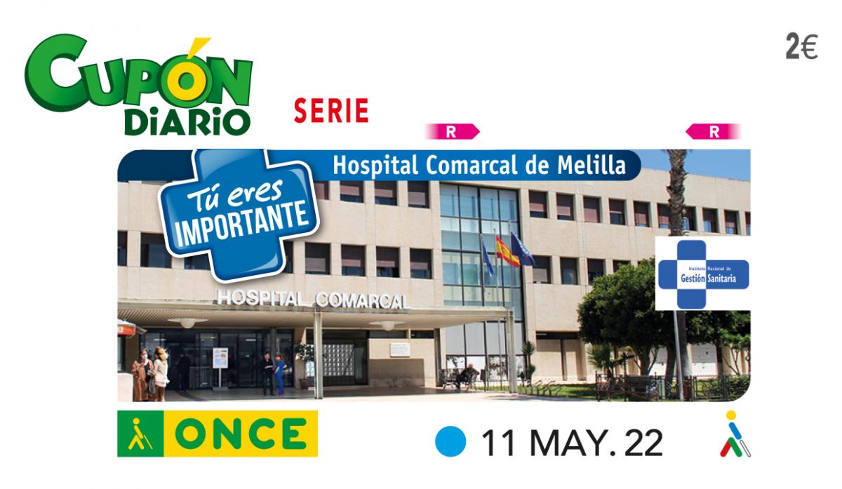 Sorteo del 11 de mayo, dedicado al Hospital Comarcal de Melilla