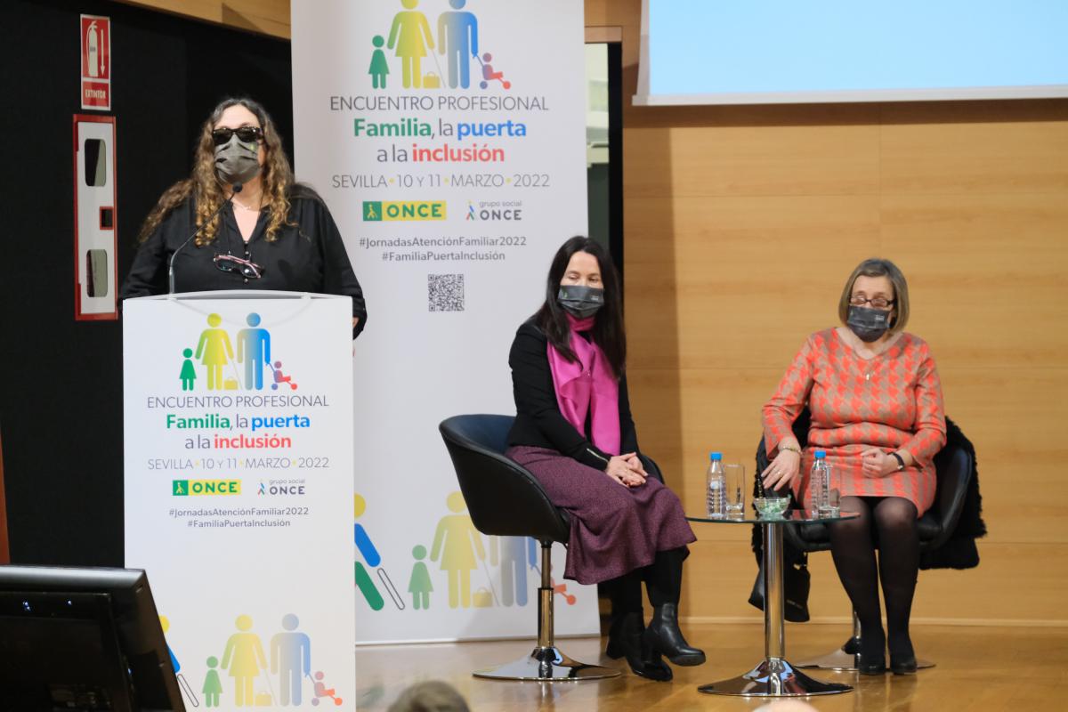 Intervención de la directora de Educación, Empleo y Braille de la ONCE, Ana Ruiz