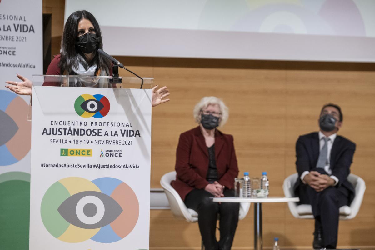 Intervención de Ana González, delegada territorial de Igualdad, Políticas Sociales y Conciliación de la Junta en Sevilla