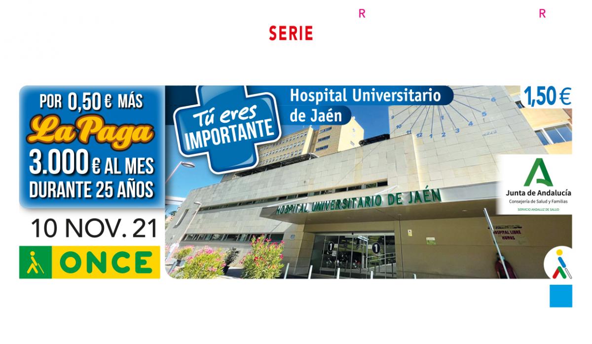 Sorteo del 10 de noviembre dedicado al Hospital Universitario de Jaén 