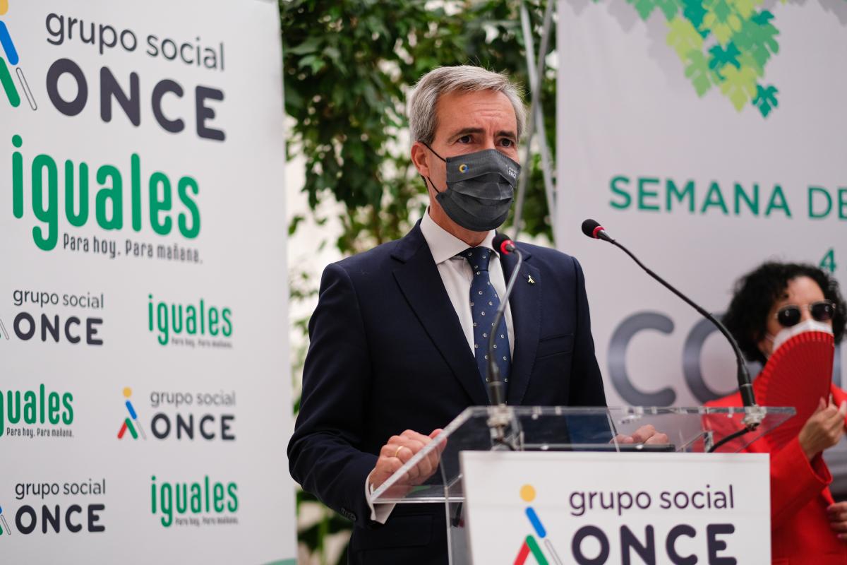 Alejandro Oñoro subrayó el papel desarrollado por el Grupo Social ONCE durante la pandemia