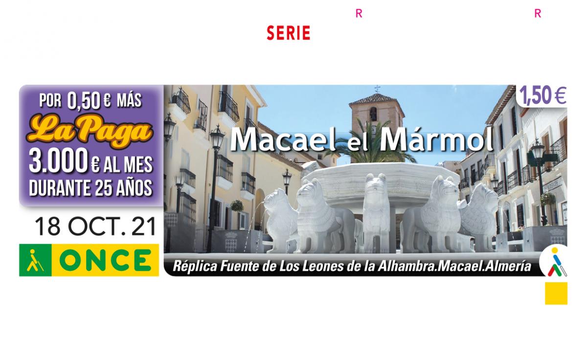 Sorteo del 18 de octubre, dedicado al Mármol de Macael (Almería)
