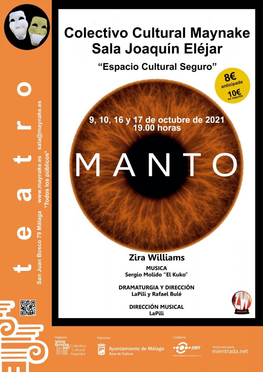 Cartel de 'Manto', el primer espectáculo que produce Esther Ruiz