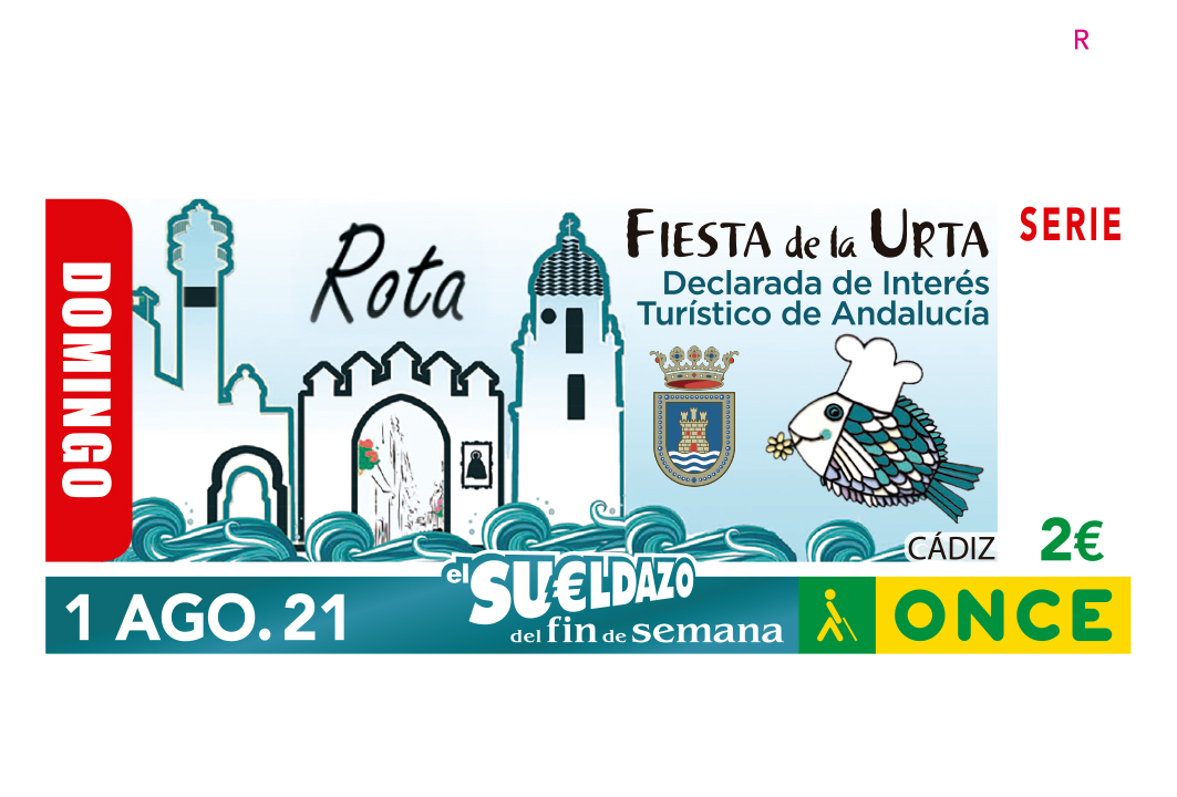 Sorteo del 1 de agosto, dedicado a la Feria de la Urta de Rota (Cádiz)