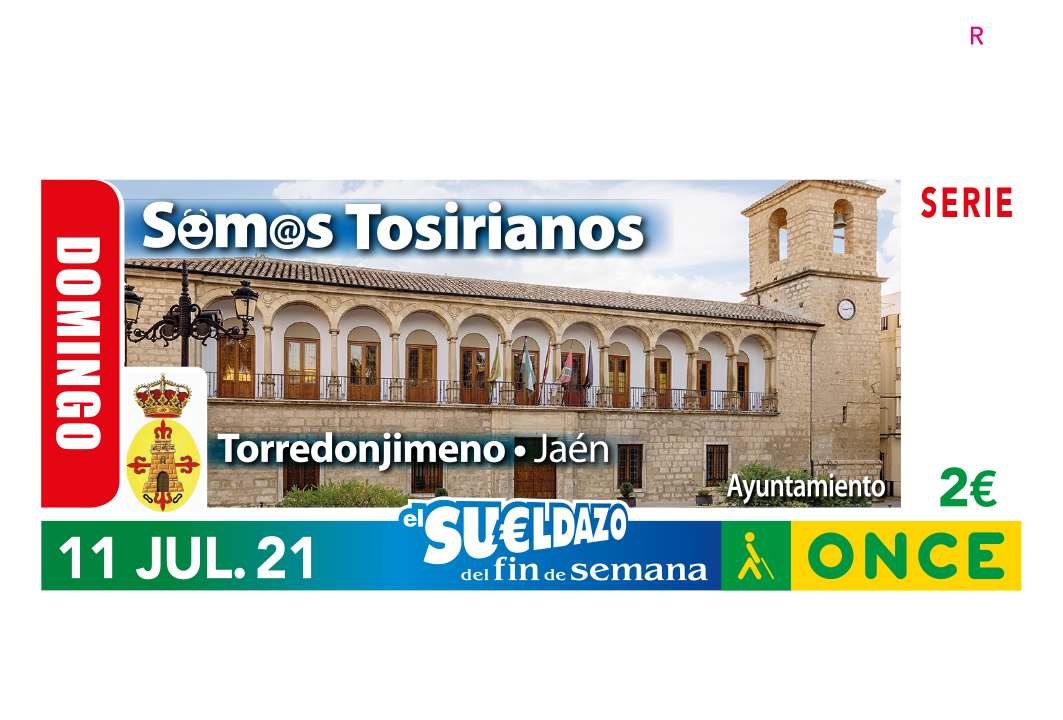Sorteo del 11 de julio, dedicado al gentilicio de la localidad jienense de Torredonjimeno