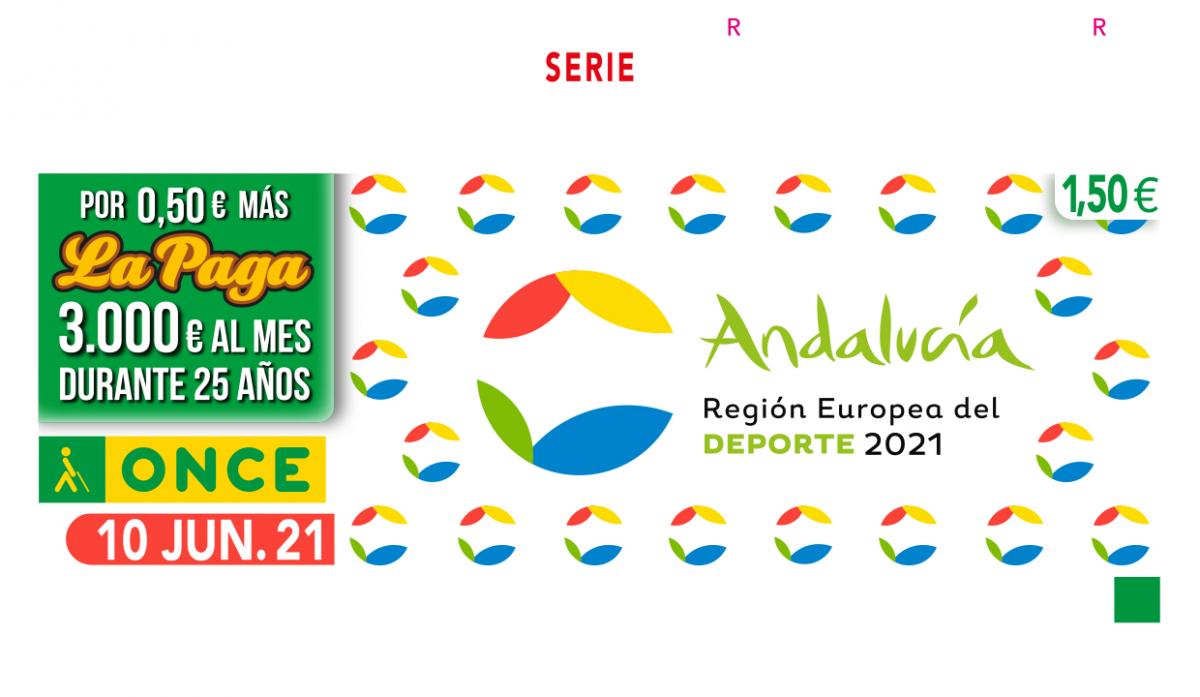 Sorteo del 10 de junio, dedicado a Andalucía como Región Europea del Deporte 2021