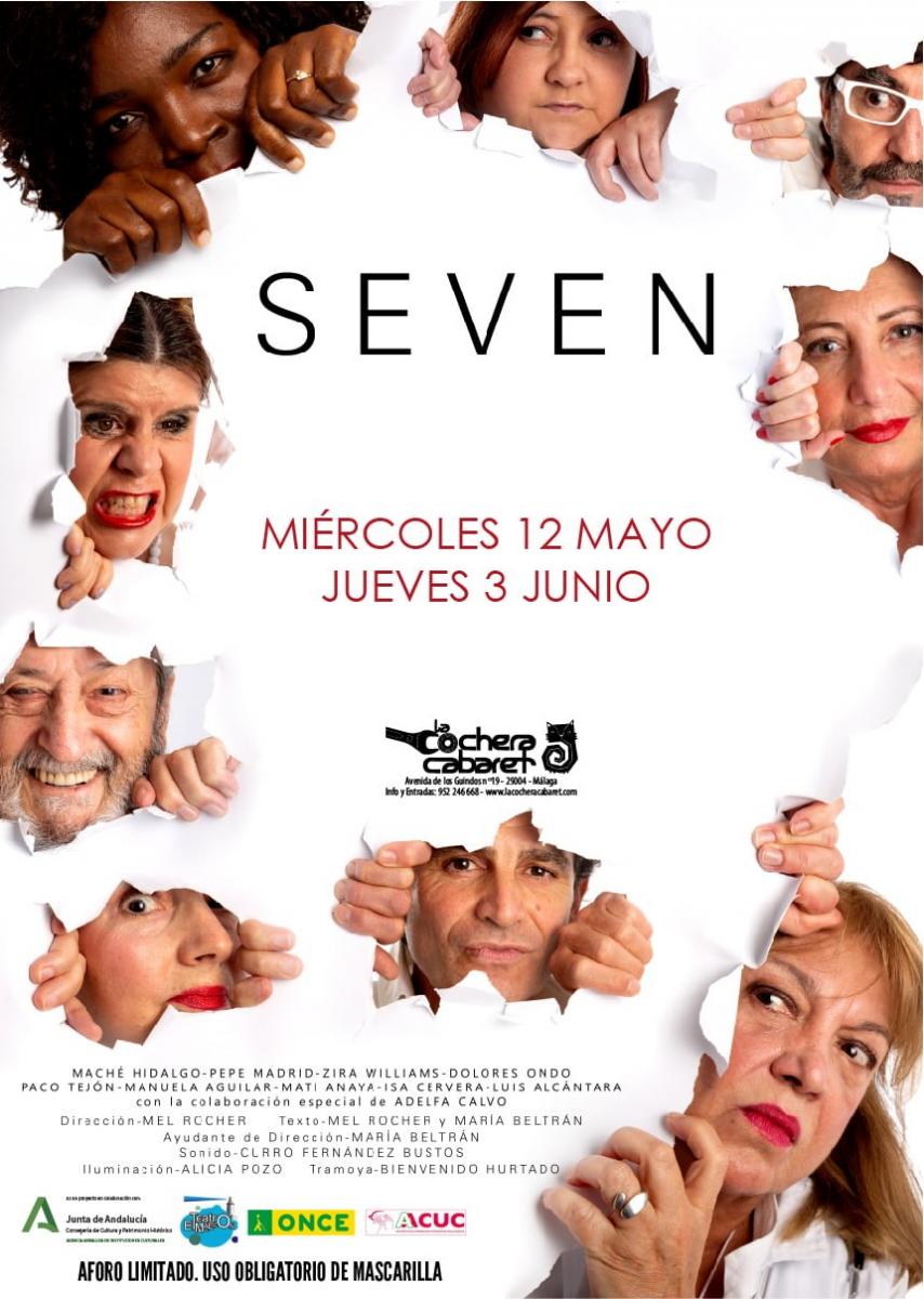 Cartel oficial de 'SEVEN', la última creación teatral de 'El Malecón'