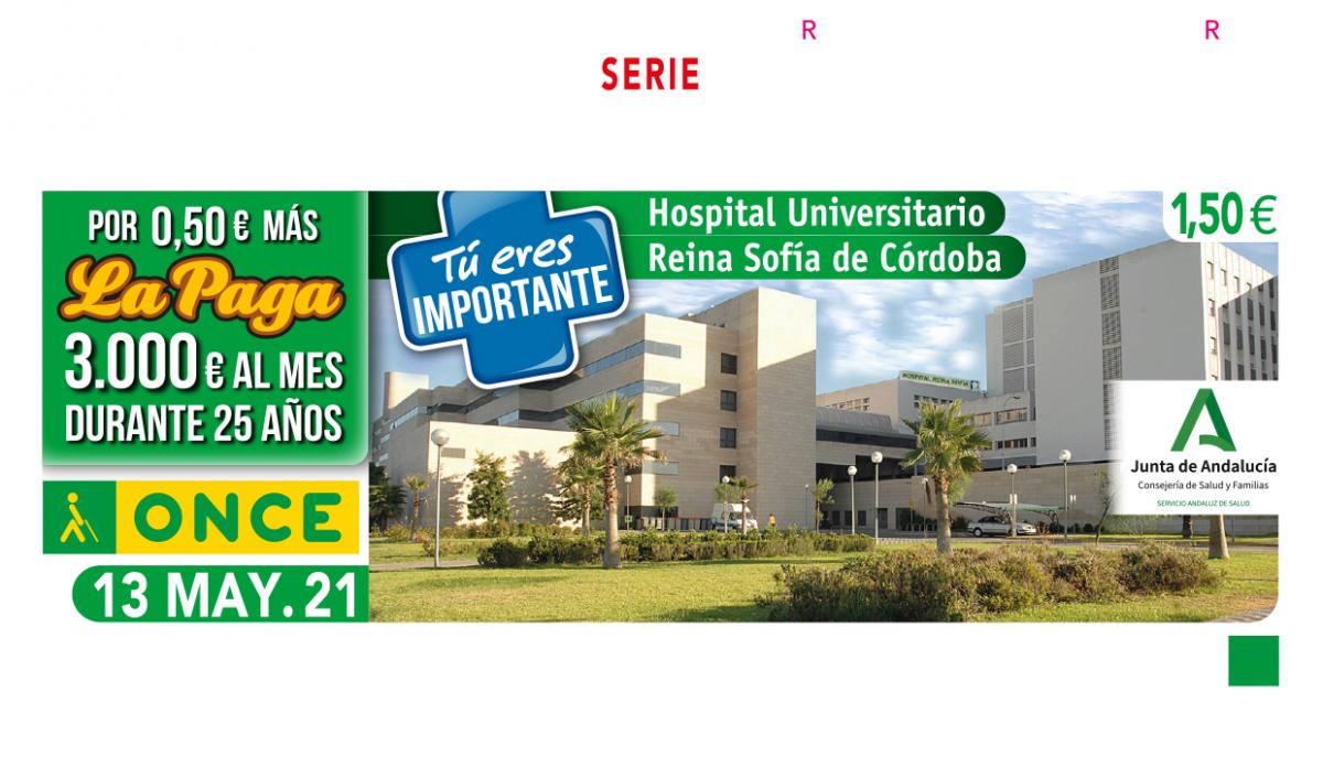 Sorteo del 13 de mayo, dedicado al Hospital Reina Sofía de Córdoba