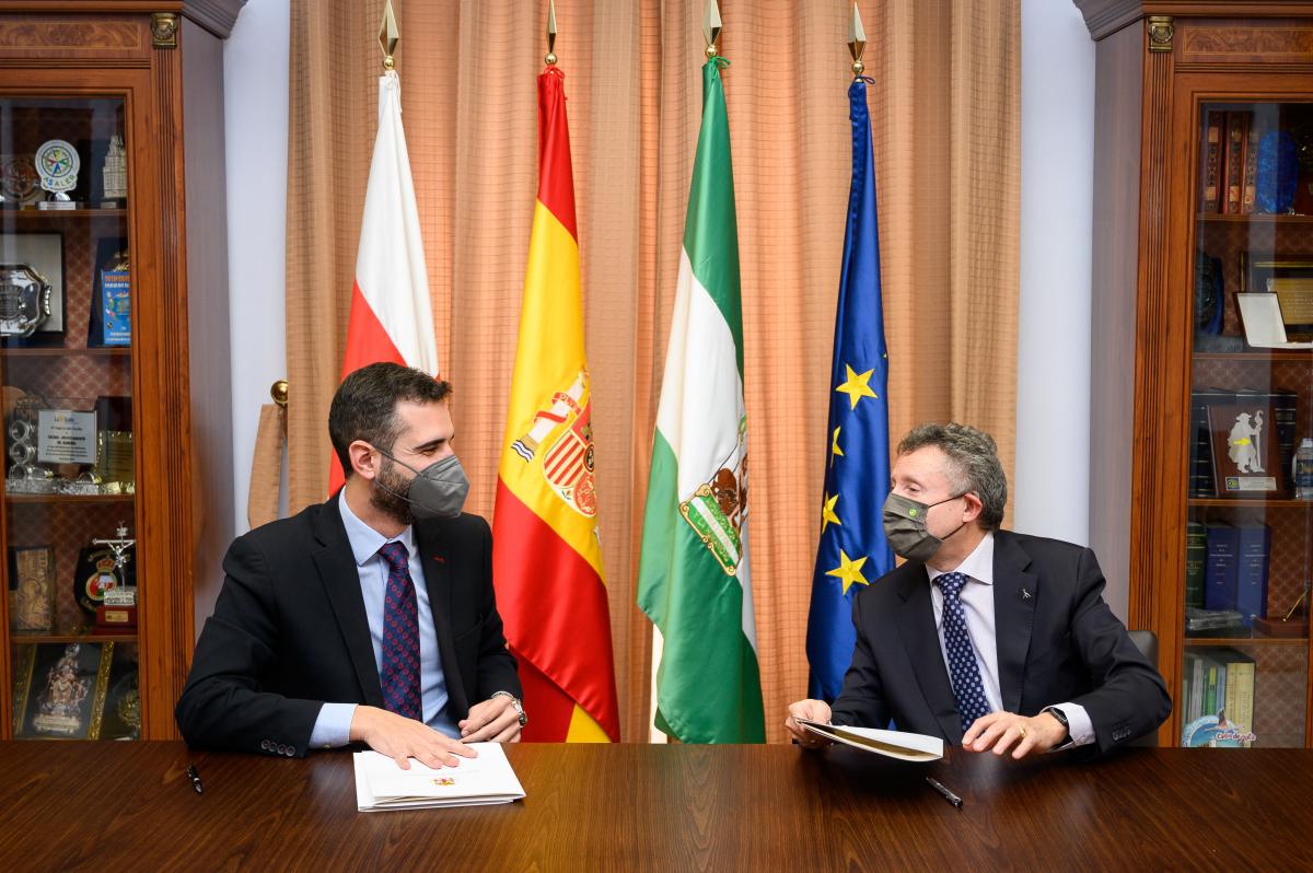 El alcalde de Almería agradeció a la ONCE su compromiso con la ciudad