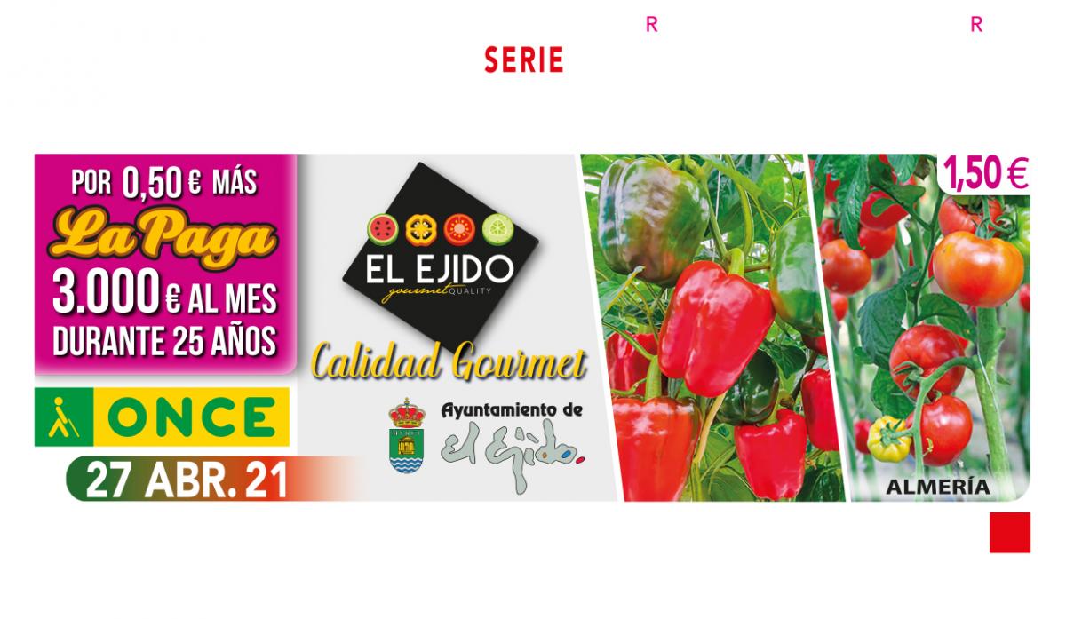 Sorteo del 27 de abril, dedicado a 'Calidad Gourmet' de El Ejido, Almería