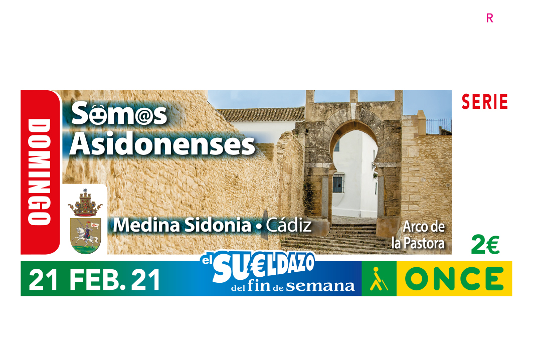 Sorteo del 21 de febrero, dedicado al gentilicio de Medina Sidonia (Cádiz)