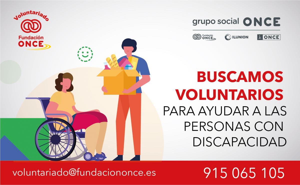 Fundación ONCE también nos invita a hacernos voluntarios