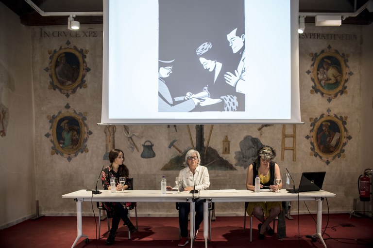 Presentación de la novela en el Espacio de Santa Clara, sede oficial de la Bienal de Flamenco de Sevilla