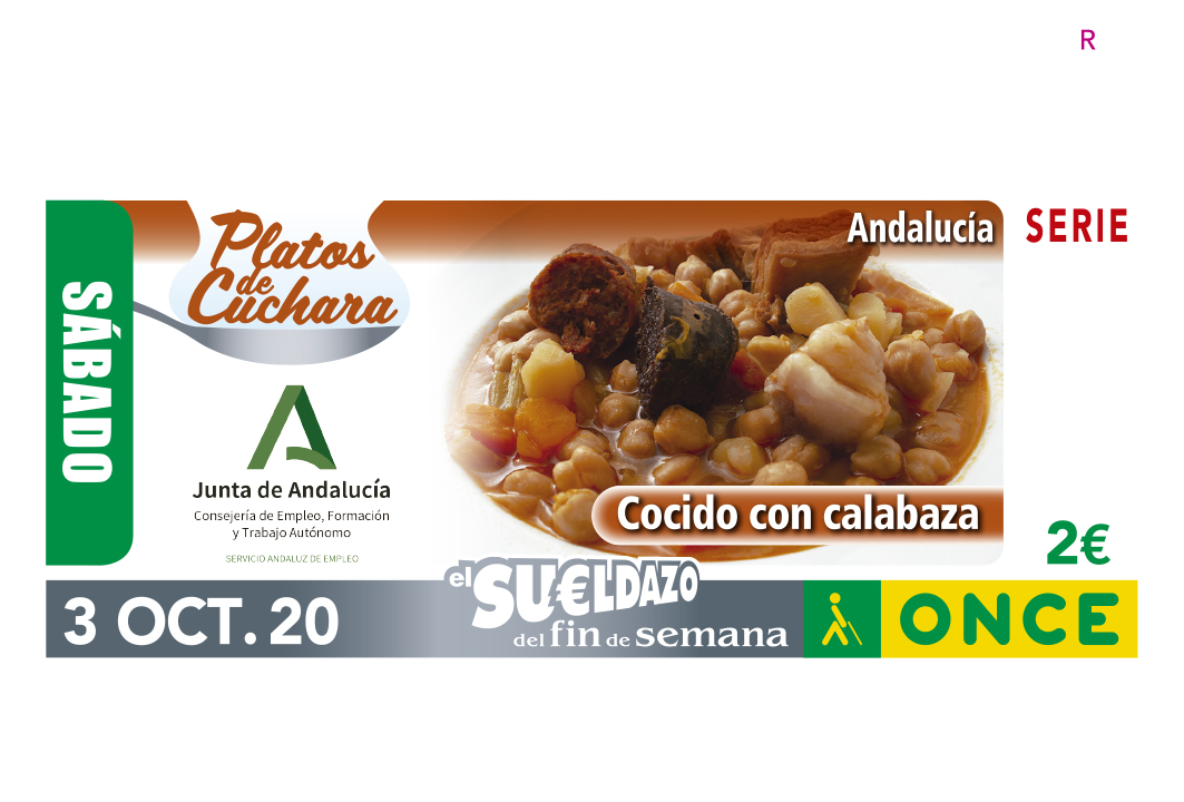 Sorteo del 3 de octubre, dedicado al cocido de calabaza andaluz