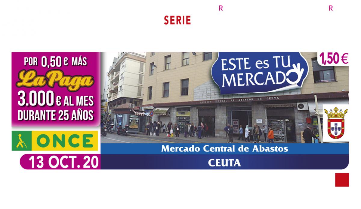 Sorteo del 13 de octubre, dedicado al Mercado de Ceuta