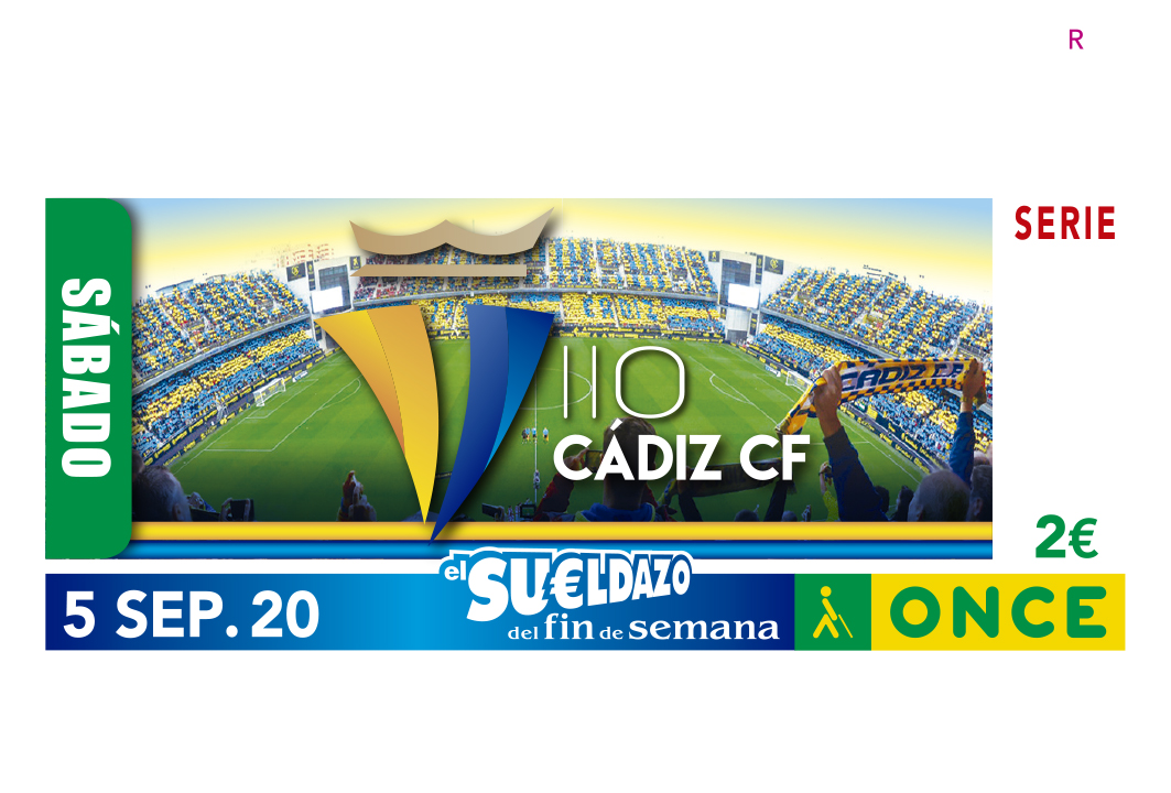 Sorteo del 5 de septiembre, dedicado al 110 Aniversario de Cádiz CF