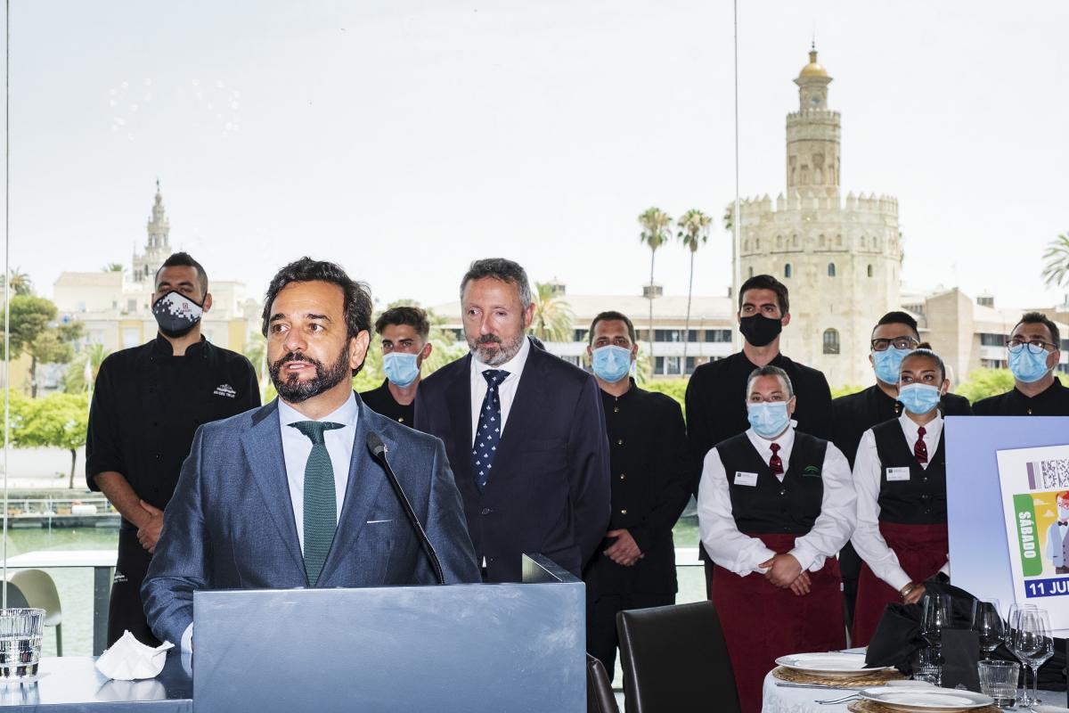 El viceconsejero de Turismo de la Junta de Andalucía, Manuel Alejandro Cardenete, también lanzó un mensaje de optimismo con cautela ante el futuro de la Hostelería en Andalucía