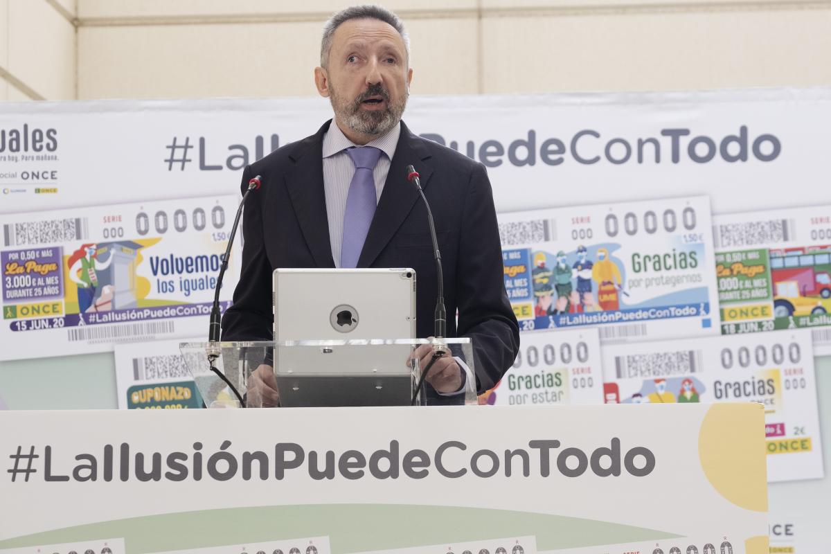 El delegado territorial de la ONCE en Andalucía, Ceuta y Melilla, Cristóbal Martínez, reclamó unidad a las administraciones para hacer frente a las consecuencias de la pandemia