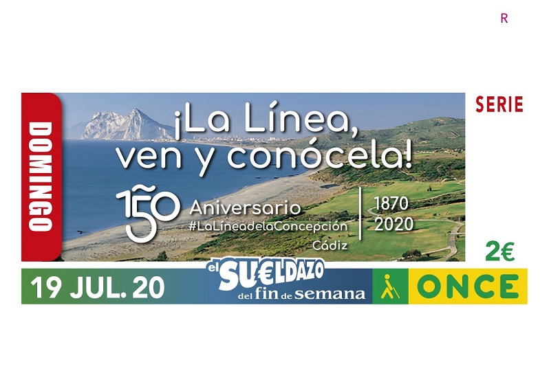 Sorteo del 19 de julio, dedicado al 150 aniversario de la constitución del municipio de La Línea de la Concepción