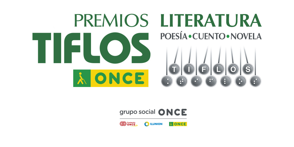 Imagen institucional de los Premios Tiflos de Literatura de la ONCE