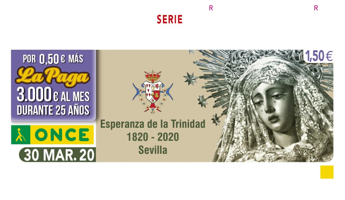 Sorteo del 30 de marzo dedicado a la Esperanza de la Trinidad de Sevilla
