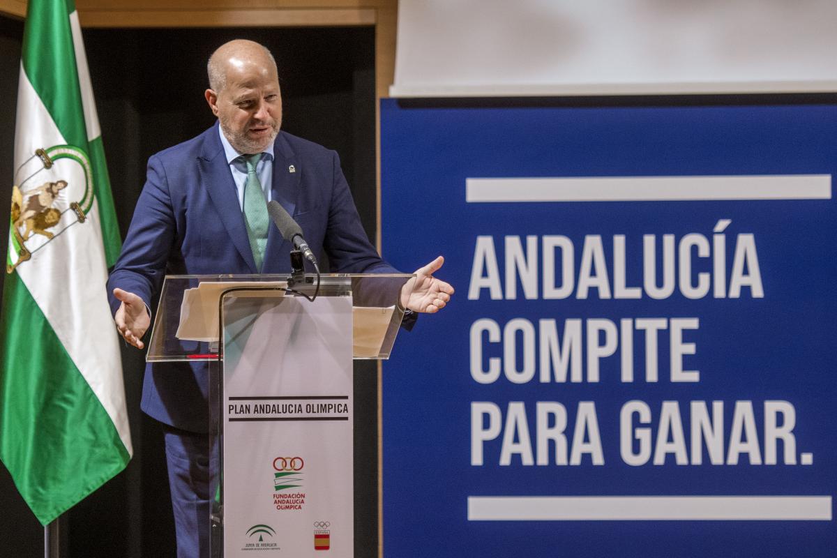 Intervención del consejero de Educación y Deporte de la Junta de Andalucía