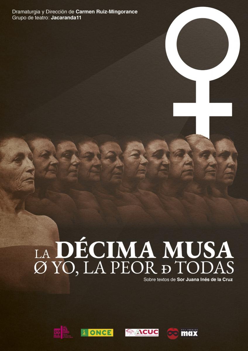 Cartel oficial de Jacaranda11 y su espectáculo de Sor Juana Inés