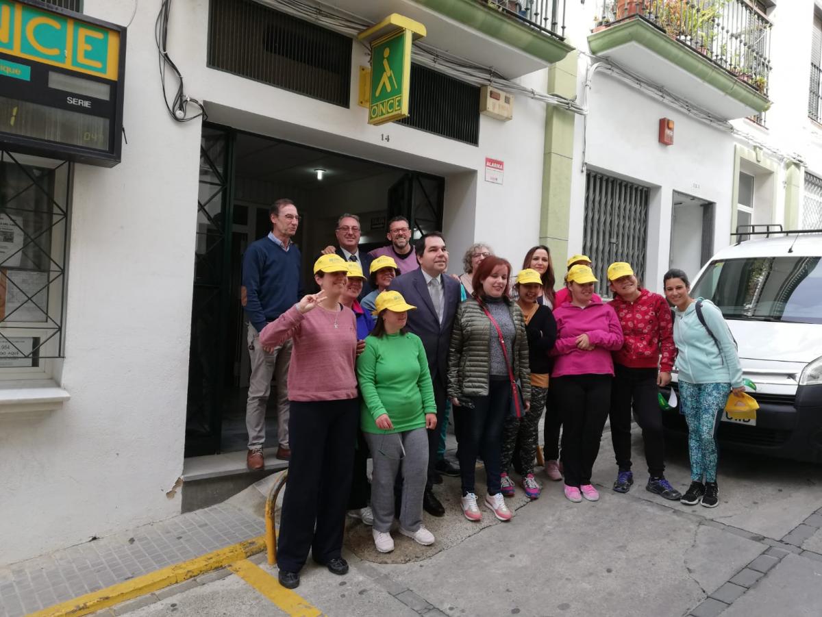 Participantes de la Semana ONCE en Ubrique (Cádiz)