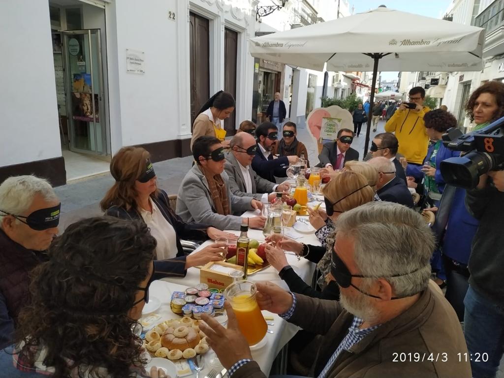 Desayuno a ciegas en Chiclana (Cádiz)