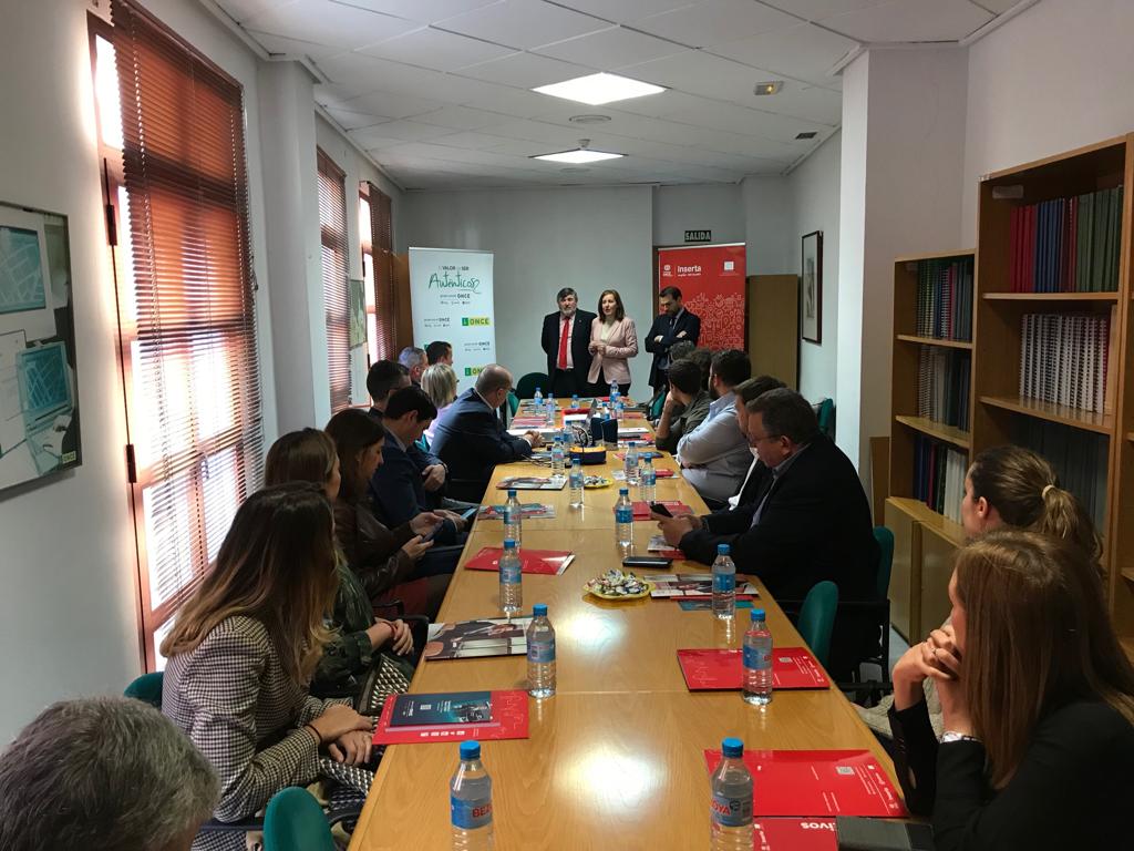 Jornada 'Capaces de trabajar' en la sede de la ONCE en Granada para sensibilizar a los empresarios
