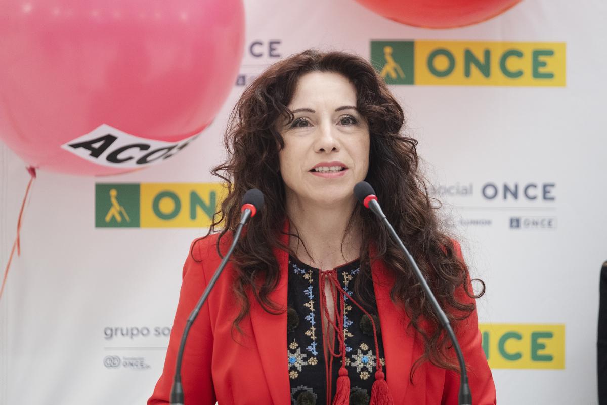 Rocío Ruiz expresó el apoyo del Gobierno andaluz a la ONCE en la defensa de las políticas de Igualdad