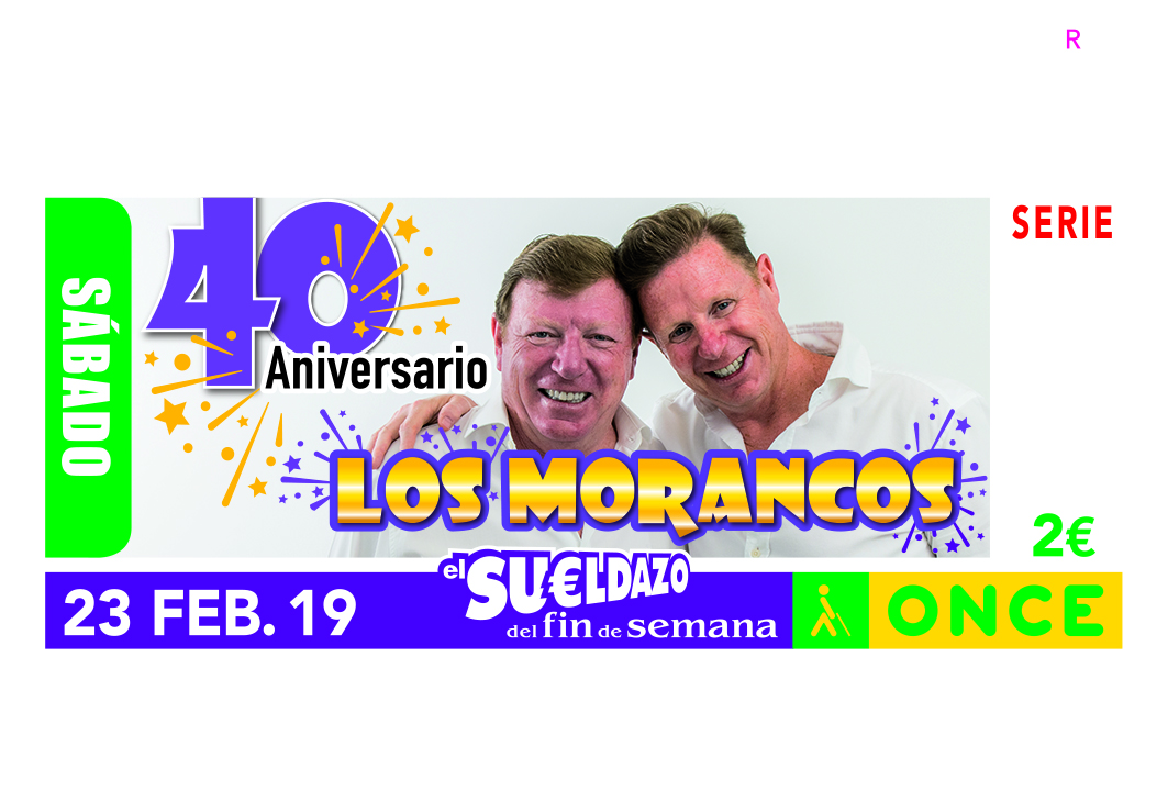 Sorteo del 23 de febrero, dedicado a los 40 años sobre los escenarios de Los Morancos