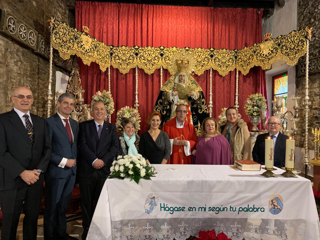 Celebración de la misa de Santa Lucía en Algeciras